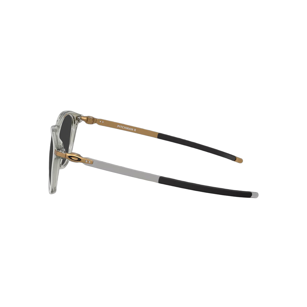 Oakley OX 8105 glasses in silver, side view