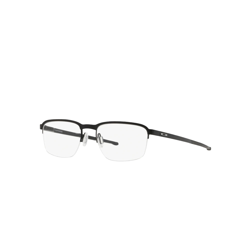 Oakley OX3233 glasses in black, 45° view