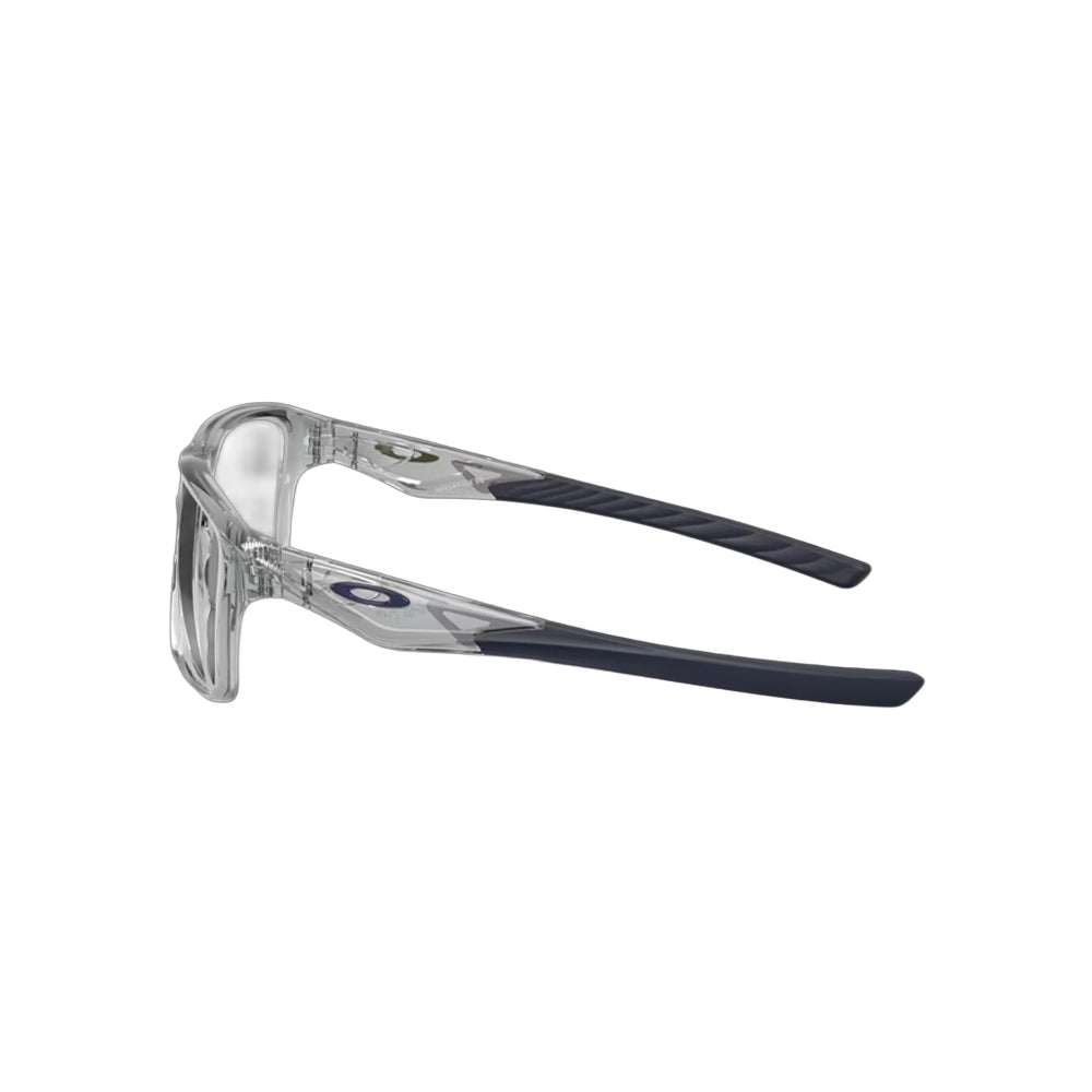 Oakley OX8201 glasses in grey, side view