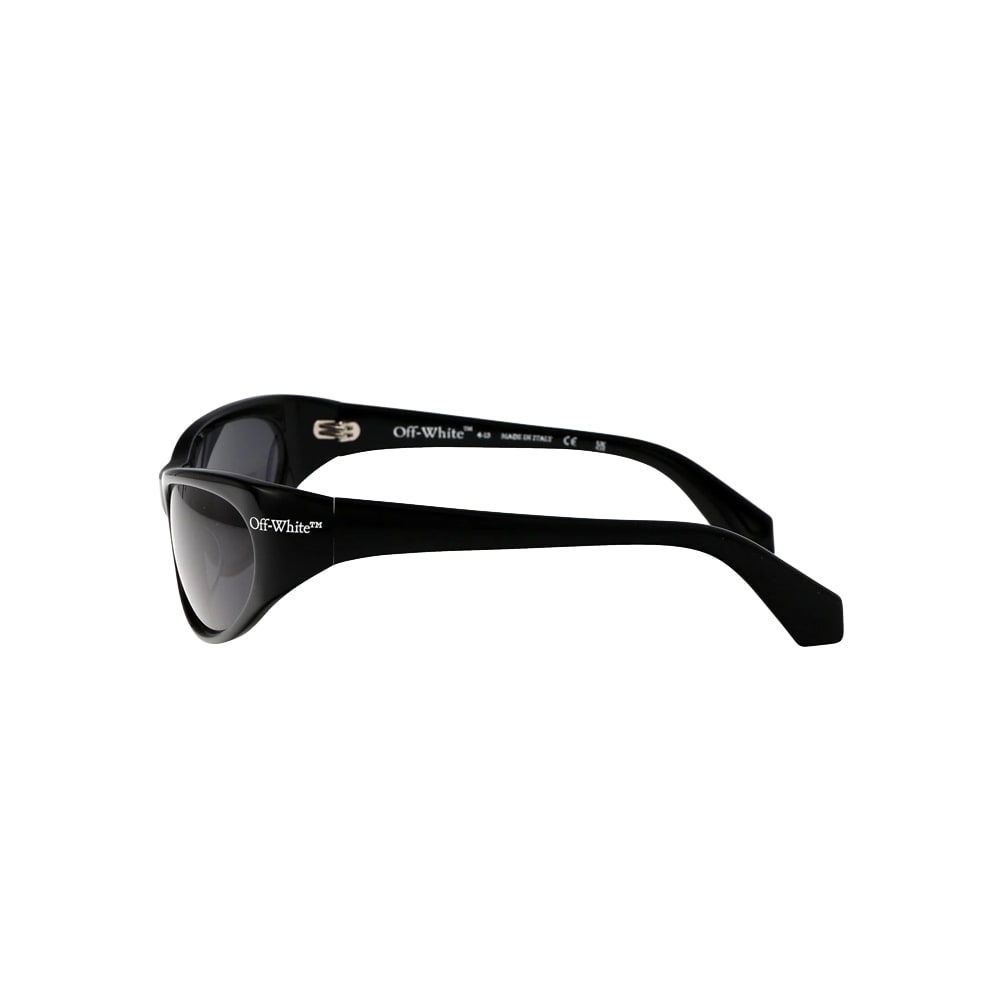 Off-White OERI094 sunglasses in black, side view
