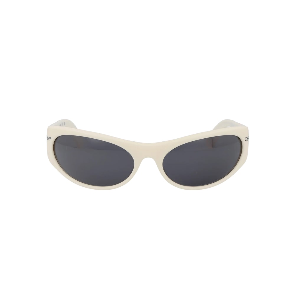 Off-White OERI094 sunglasses in white, front view
