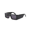 Off-White OERI097 sunglasses in black, 45° view