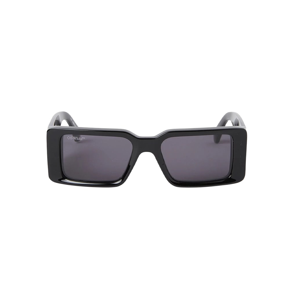 Off-White OERI097 sunglasses in black, front view