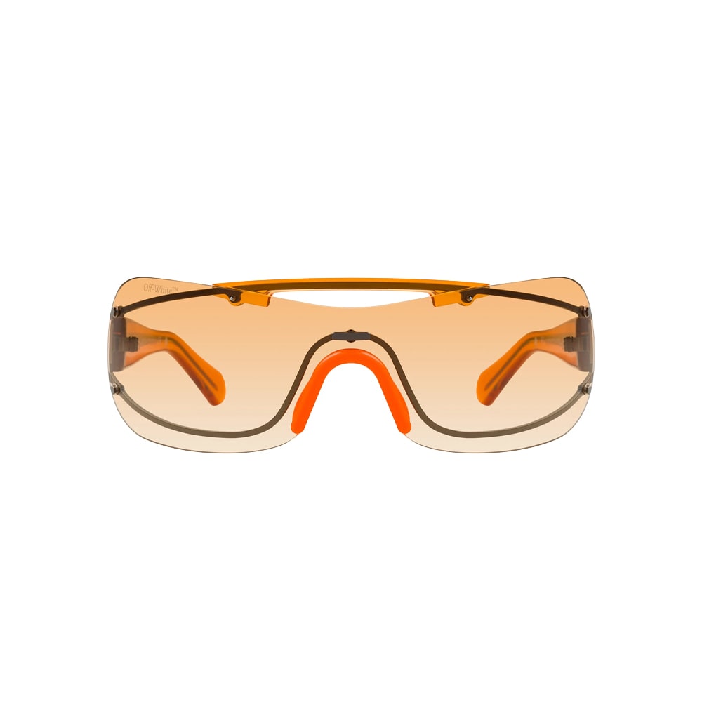 Off-White OERI103 sunglasses in orange, front view