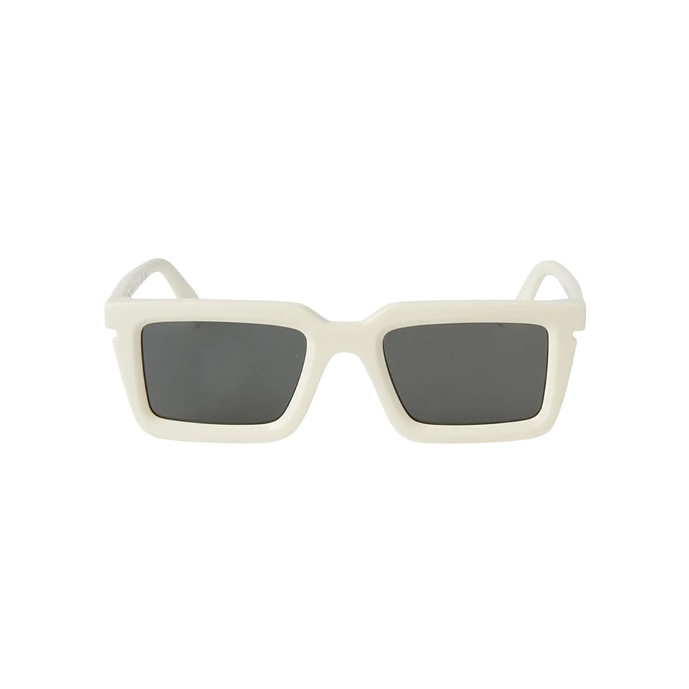 Off-White OERI113 sunglasses in white, front view