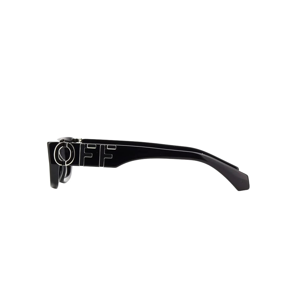 Off-White OERI124 sunglasses in black, side view