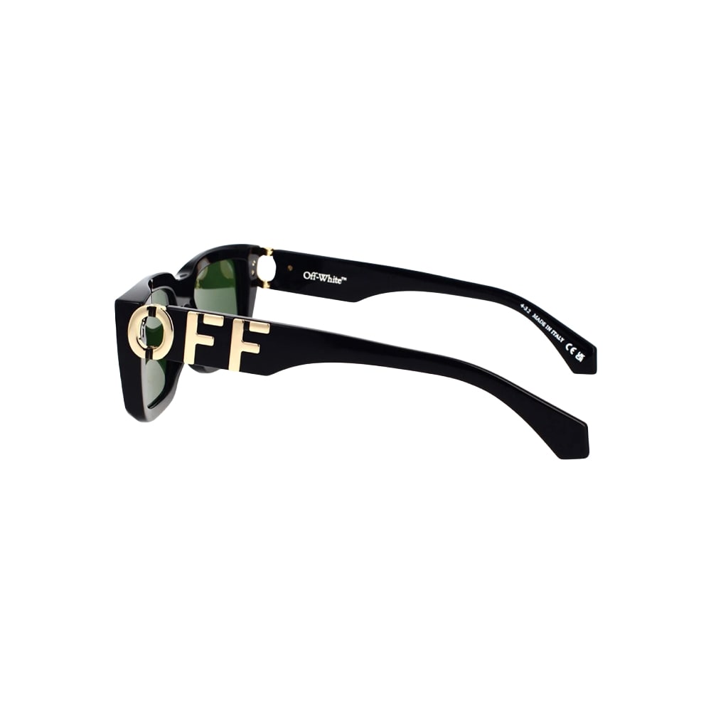 Off-White OERI125 sunglasses in black, side view