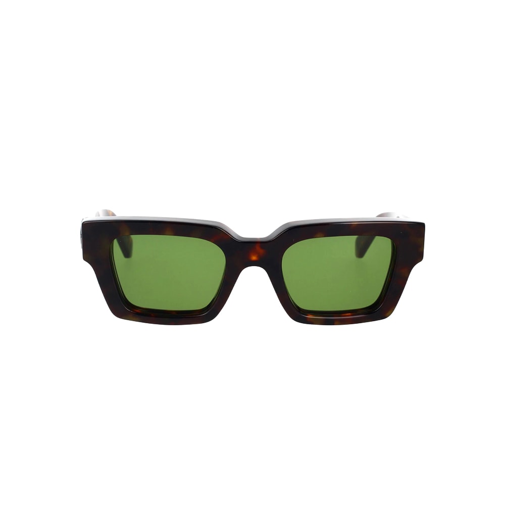Off-White OERI126-L sunglasses in havana, front view