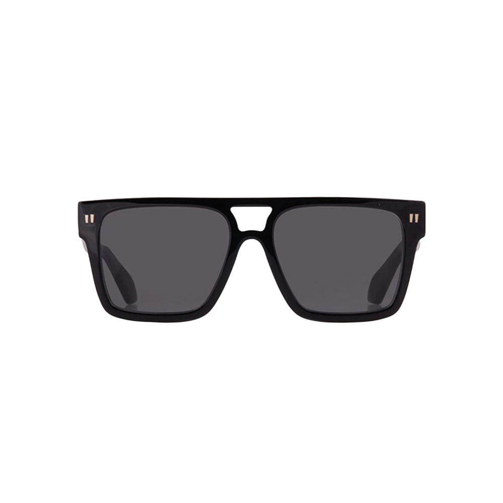 Off-White OERI133 sunglasses in black, front view