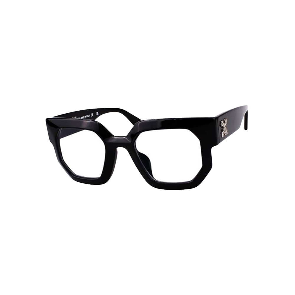 Off-White OERJ019 glasses in black, 45° view