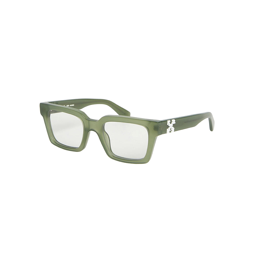 Off-White OERJ021 glasses in green, 45° view