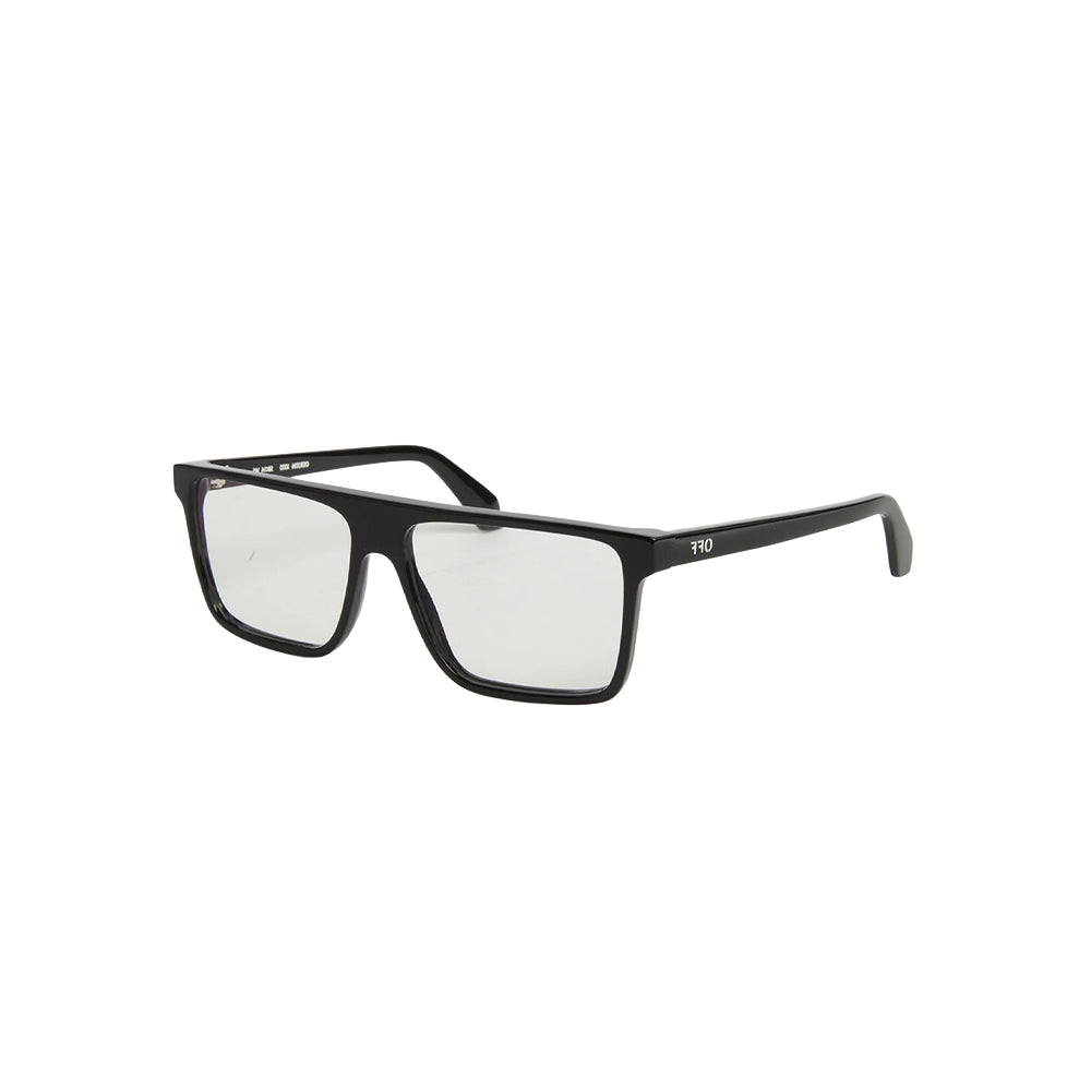 Off-White OERJ036 glasses in black, 45° view