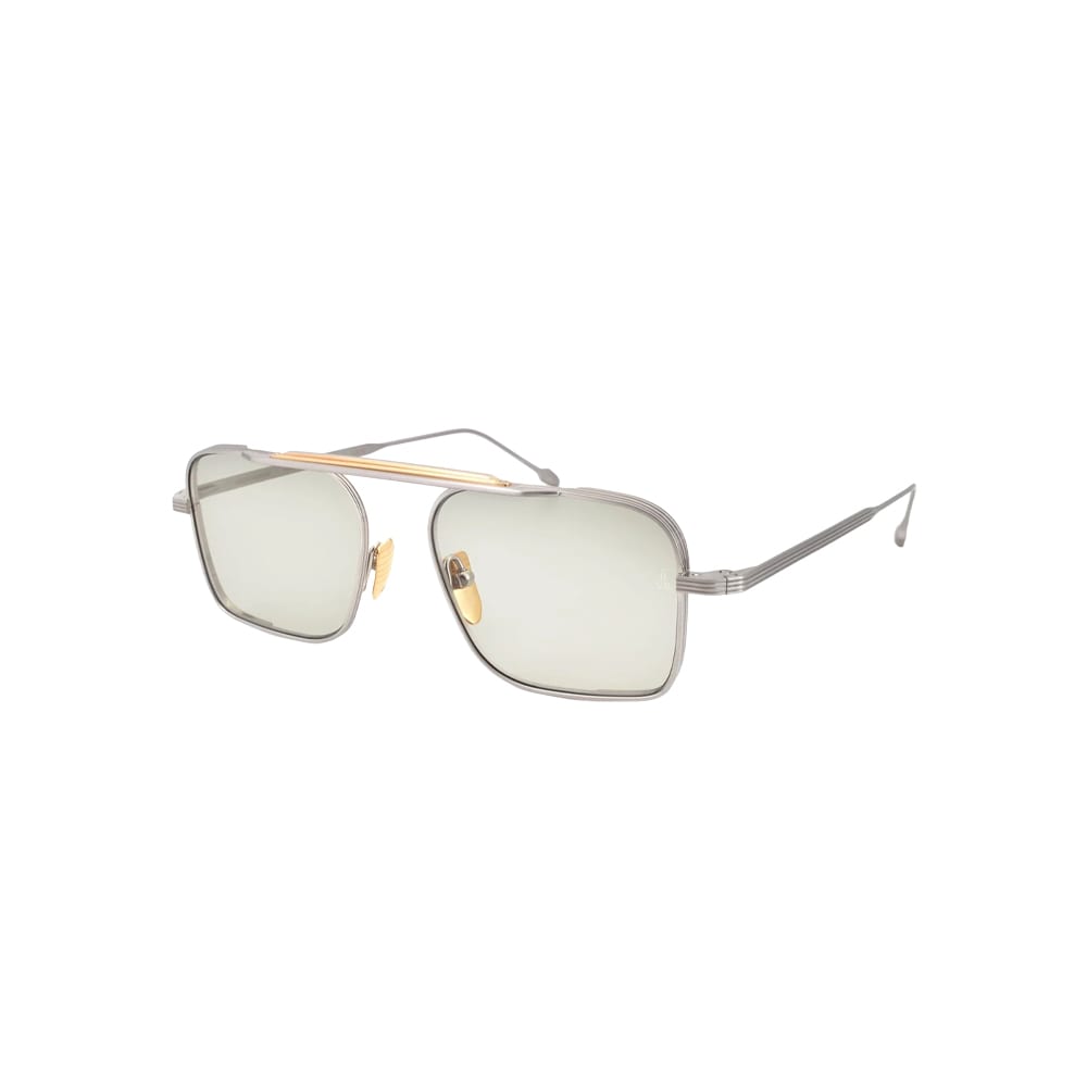 Oliver Peoples JMMSC41 SCARPA sunglasses in silver, 45° view