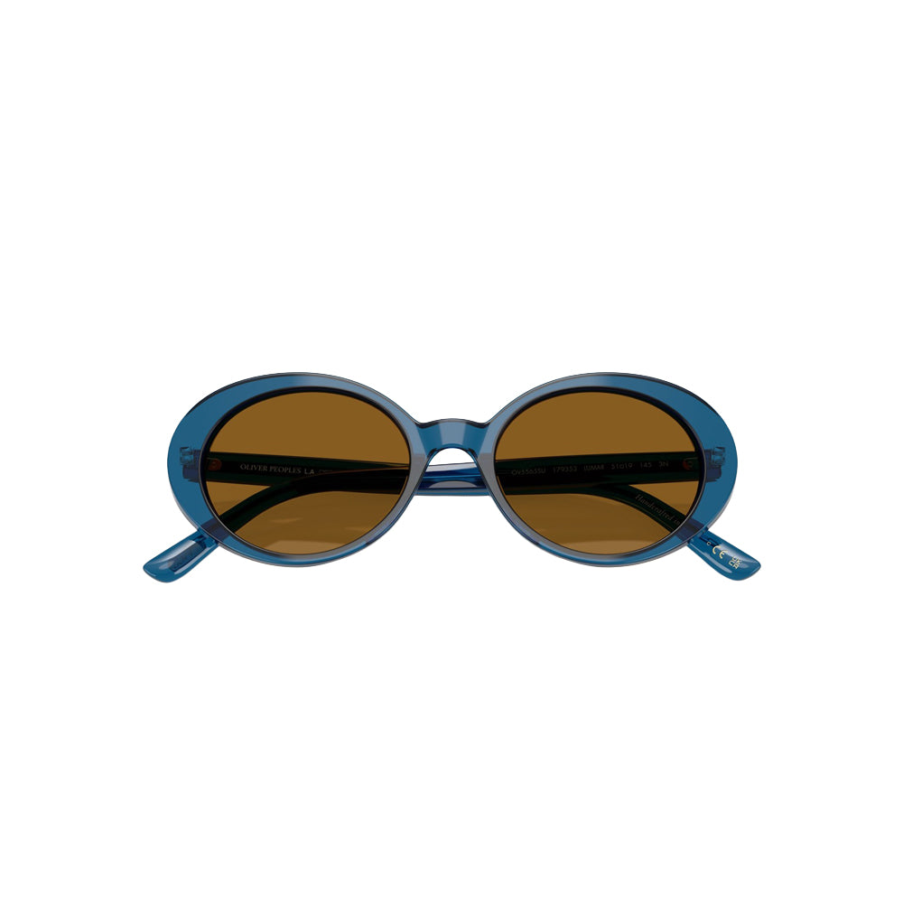 Oliver Peoples OV 5565 sunglasses in blue, front view