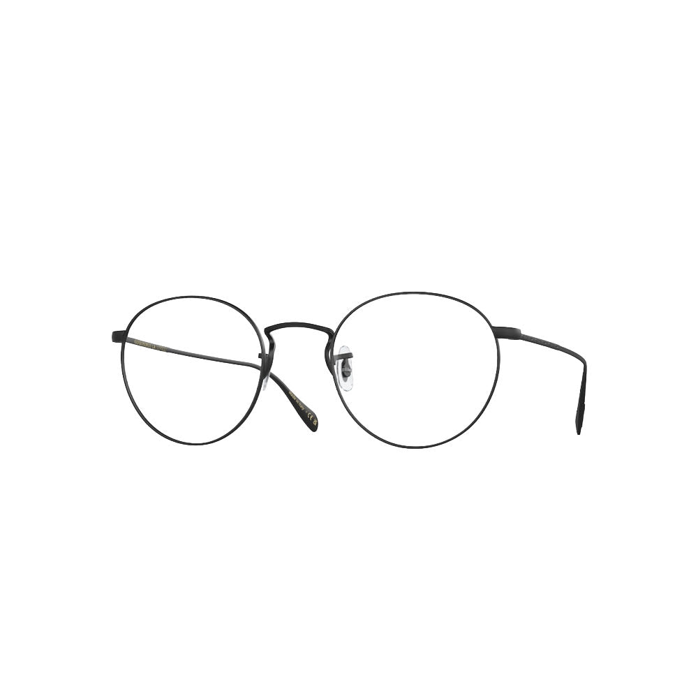 Oliver Peoples OV1186 glasses in black, 45° view