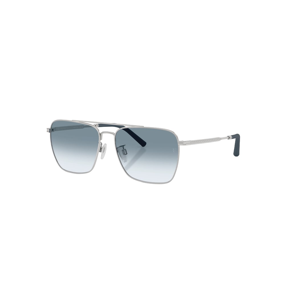 Oliver Peoples OV1362S 50637O R-15 sunglasses in silver, 45° view