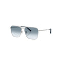 Oliver Peoples OV1362S 50637O R-15 sunglasses in silver, 45° view