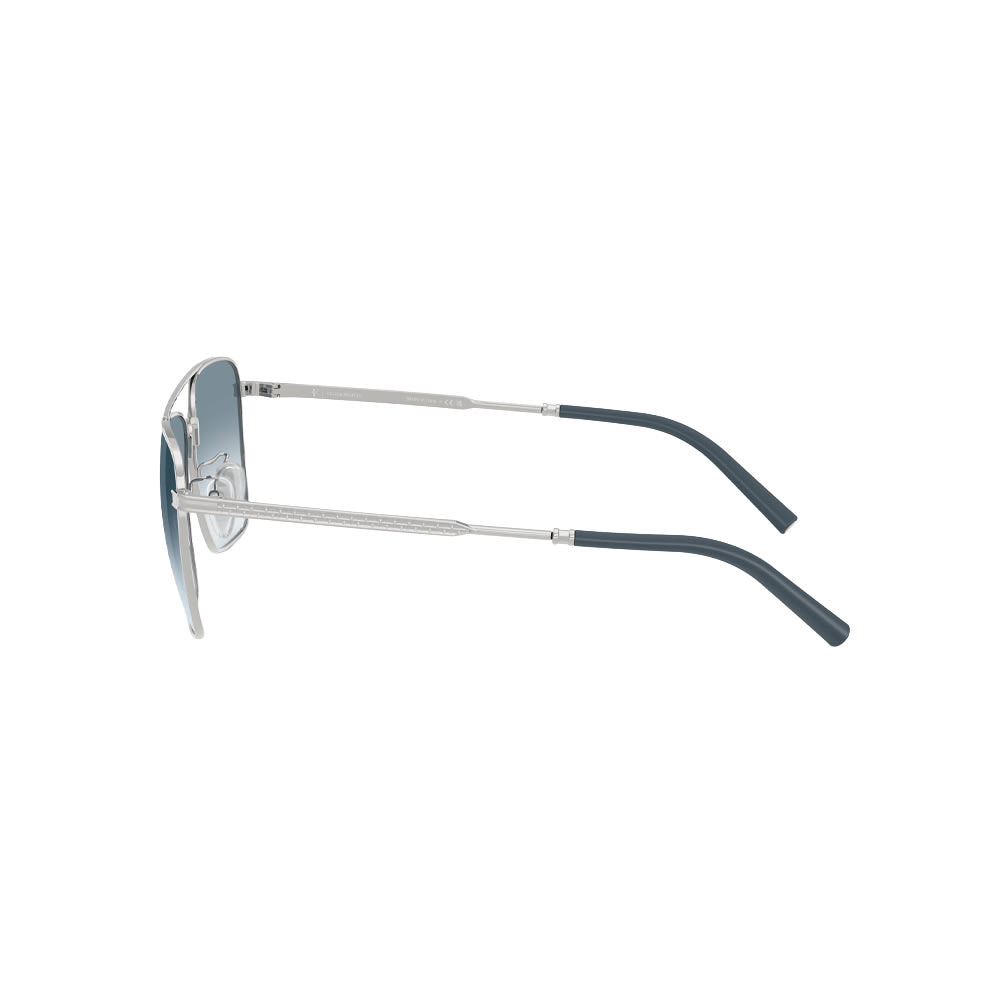 Oliver Peoples OV1362S 50637O R-15 sunglasses in silver, side view