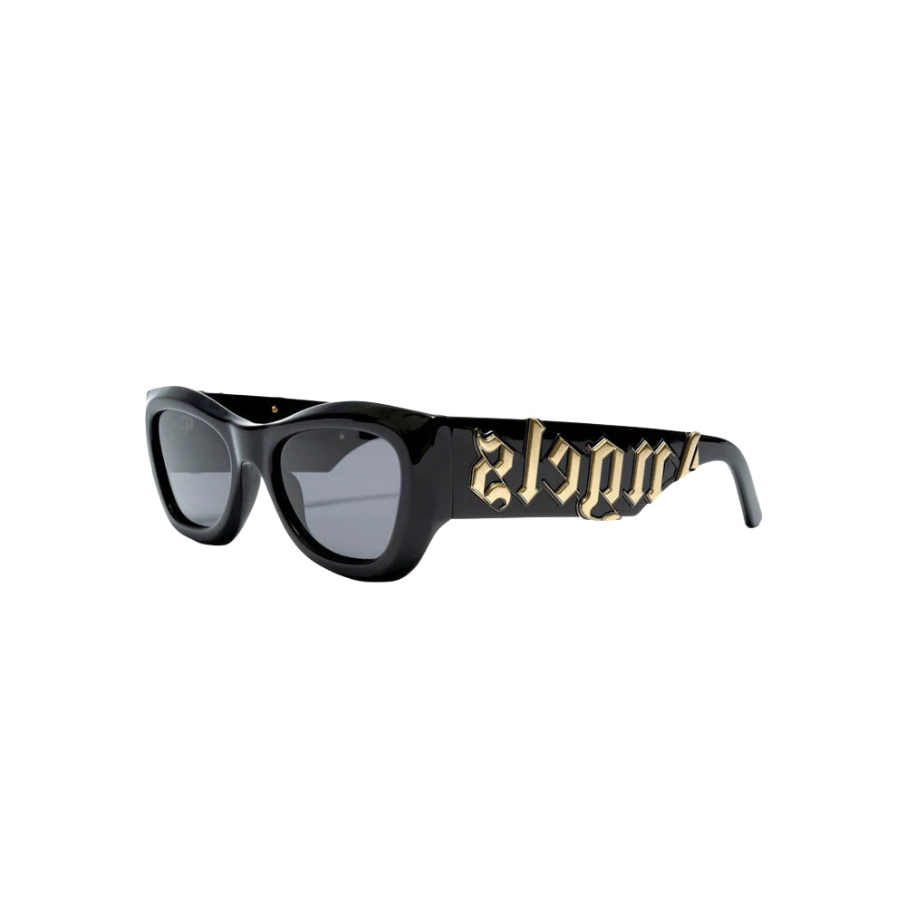 Palm Angels PERI039 sunglasses in black, 45° view