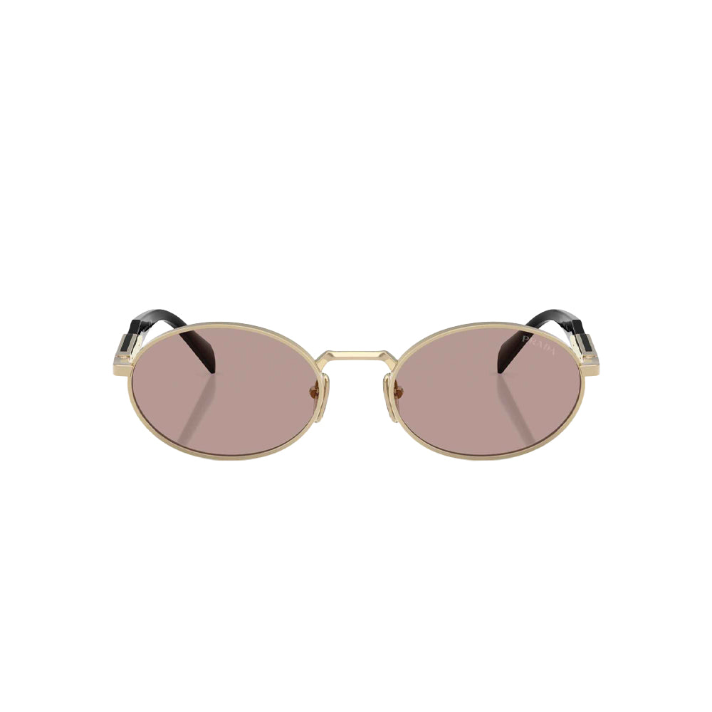 Prada PR 65Z sunglasses in gold, front view