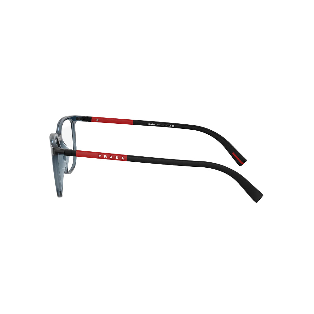 Prada Sport VP5 04R CZH-1O1 glasses in blue, side view