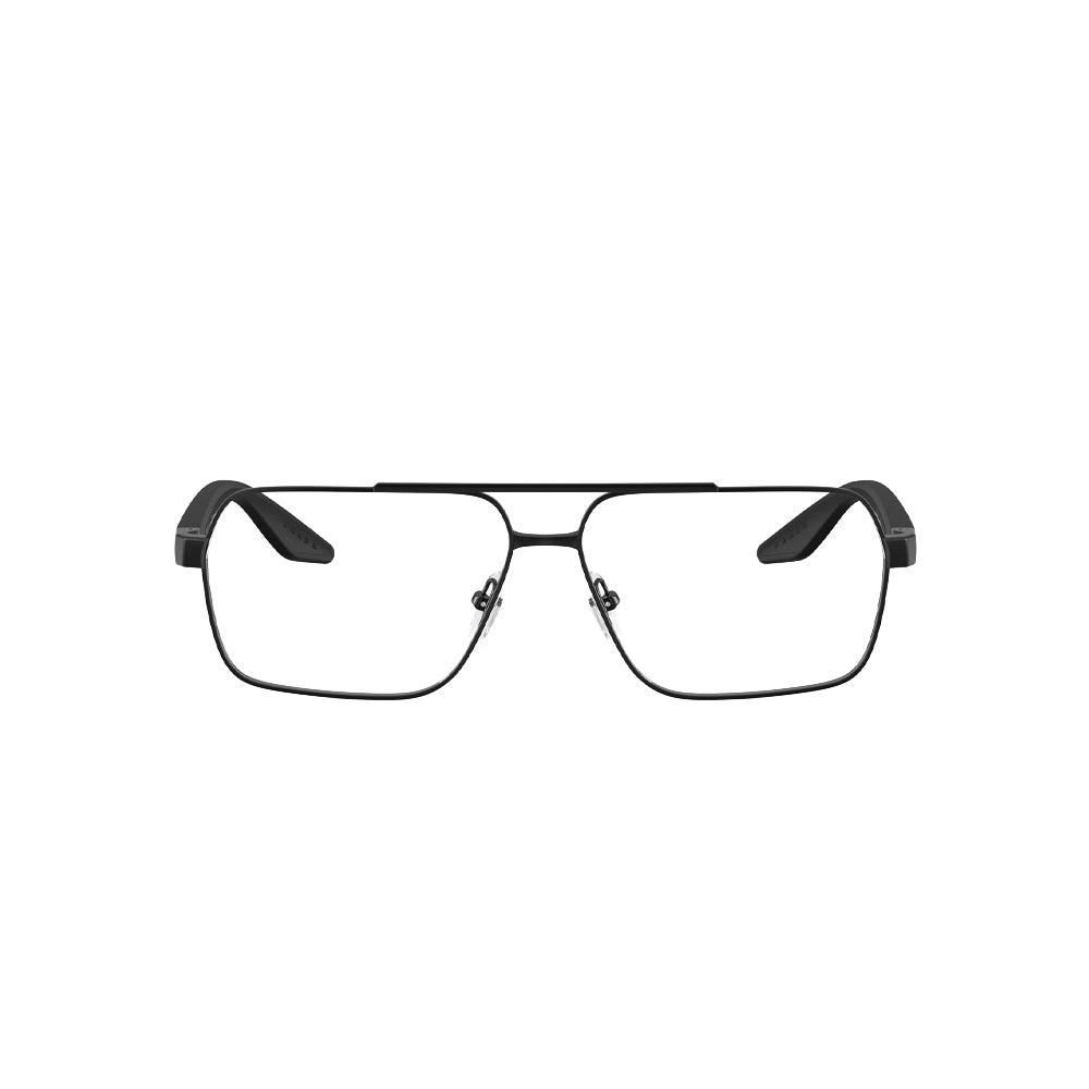 Prada Sport VP5 51T 1BO-1O1 glasses in black, front view