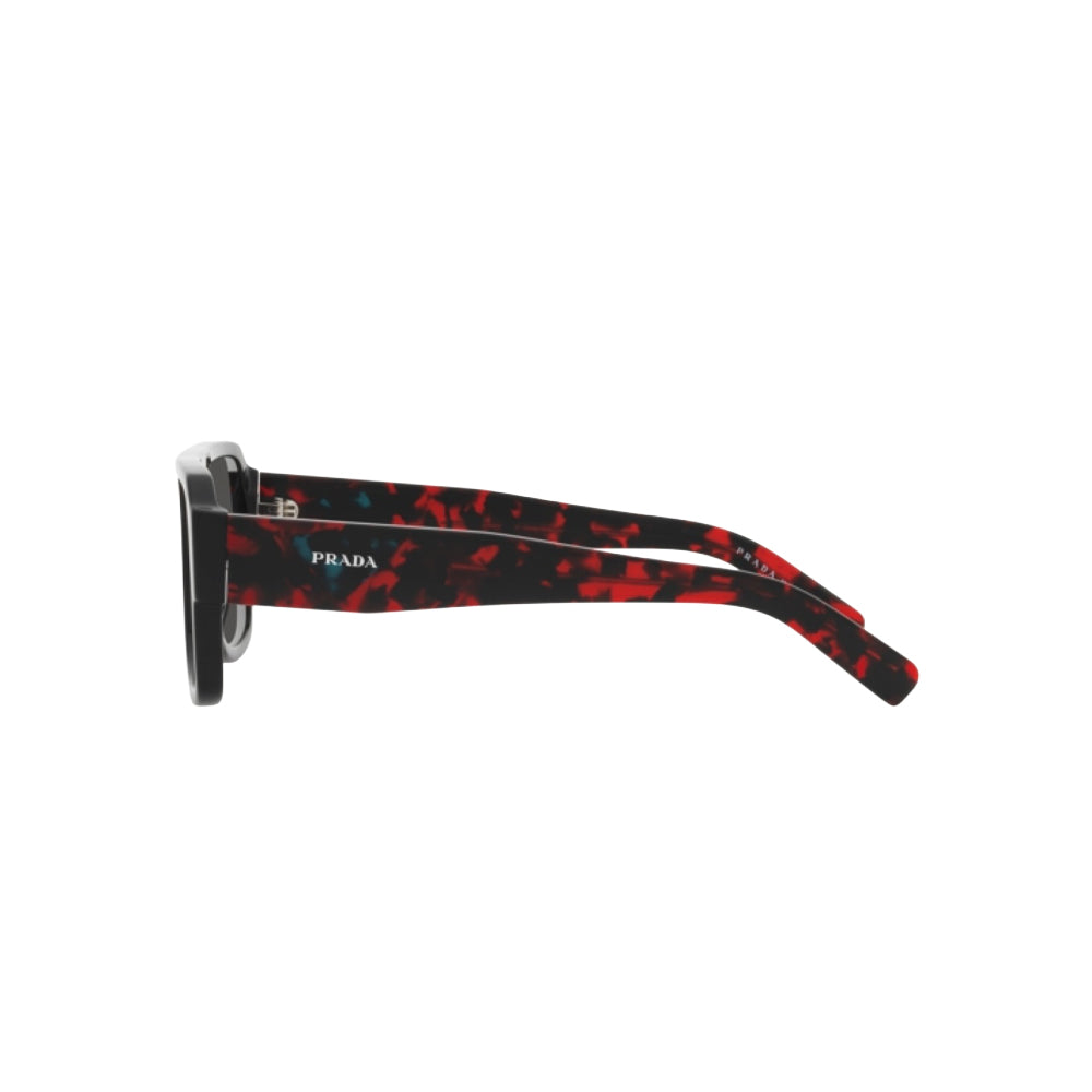 Prada SPR 22Y sunglasses in havana, side view