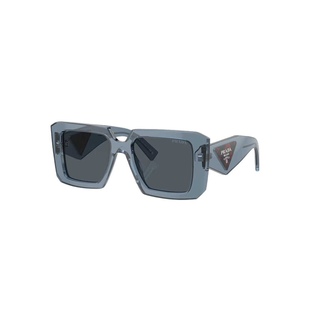 Prada SPR 23Y? 19O-70B sunglasses in grey, 45° view