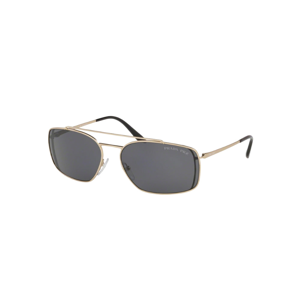 Prada SPR 64V sunglasses in gold, 45° view
