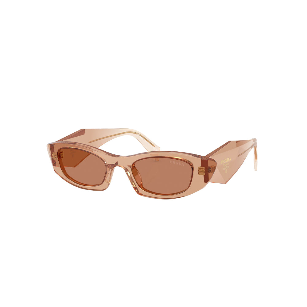 Prada SPR B16? 28E-90Q sunglasses in pink, 45° view