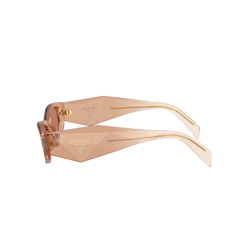 Prada SPR B16? 28E-90Q sunglasses in pink, side view