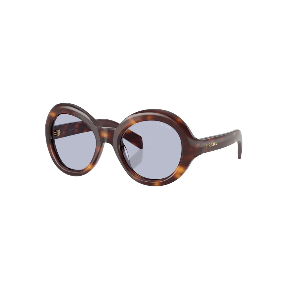 Prada SPR D08-U sunglasses in havana, 45° view