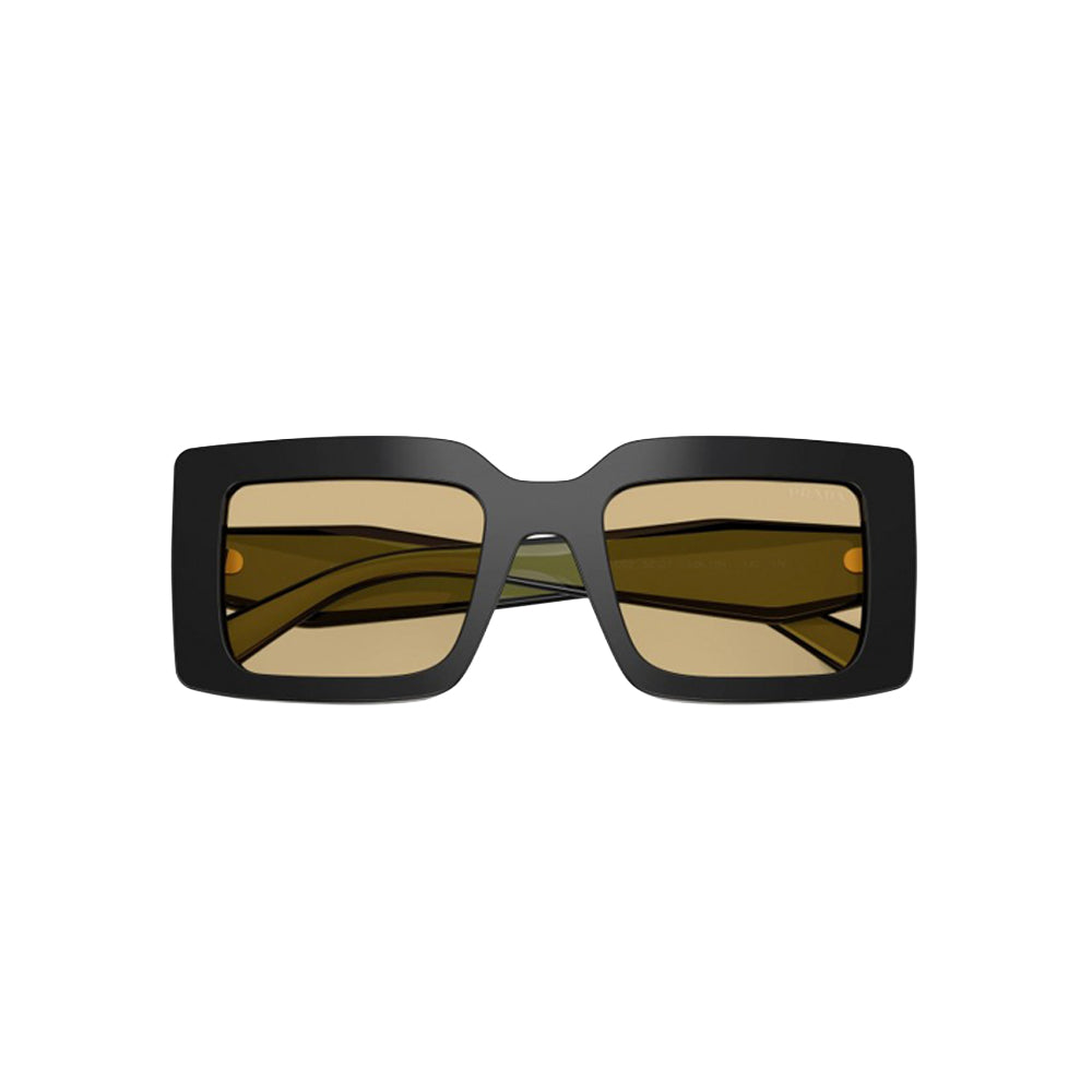 Prada SPRD01 sunglasses in brown, front view