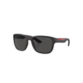 Prada SPS 014 sunglasses in black, 45° view