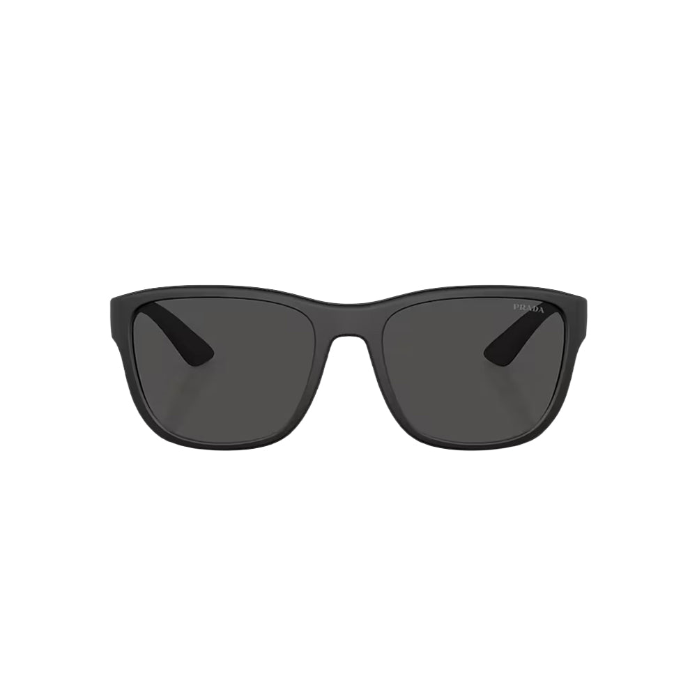 Prada SPS 014 sunglasses in black, front view