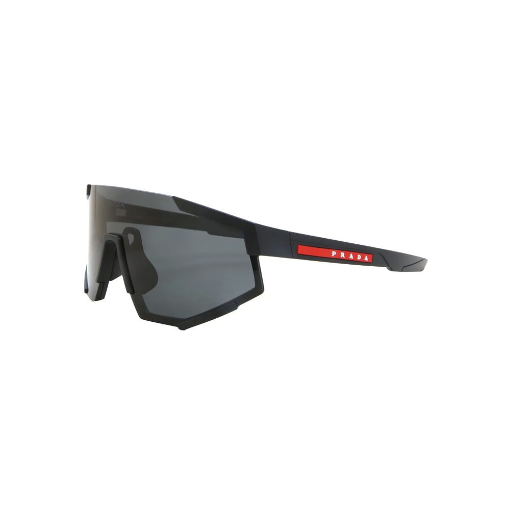 Prada SPS 04W sunglasses in black, 45° view