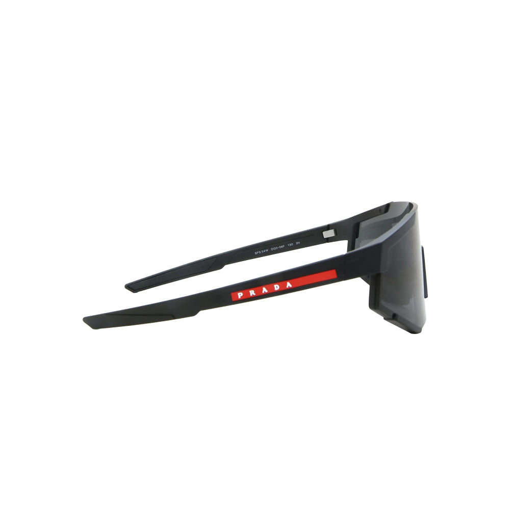 Prada SPS 04W sunglasses in black, side view