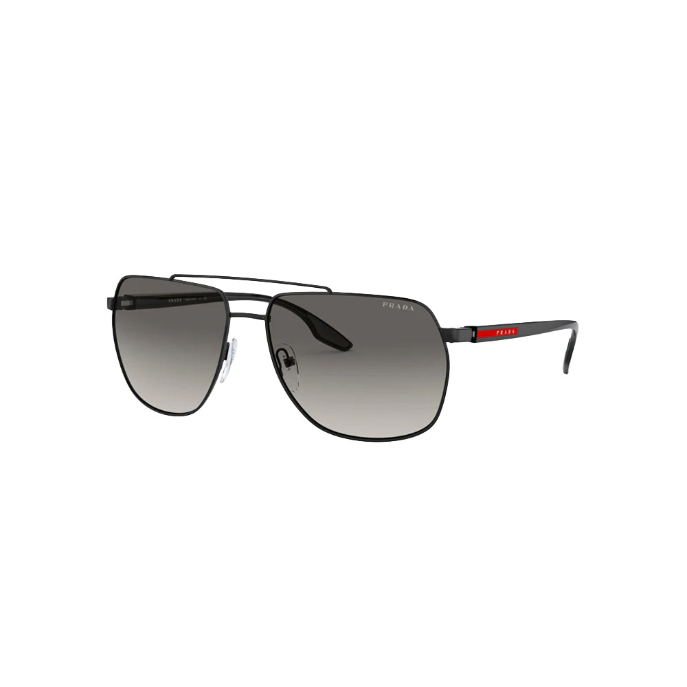 Prada SPS 55V? DG0-015 sunglasses in black, 45° view