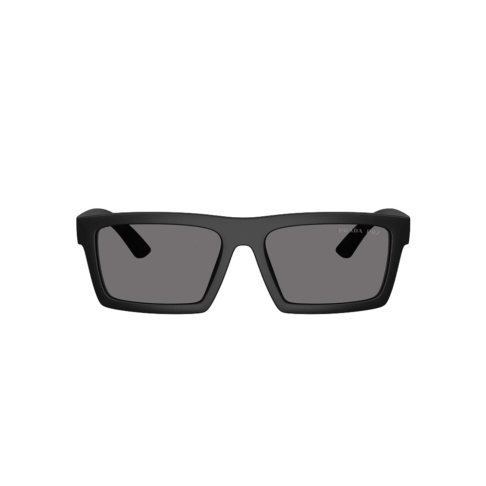 Prada SPS A07 sunglasses in black, front view