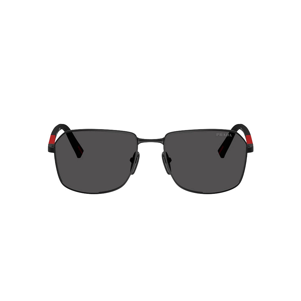 Prada SPS B51 sunglasses in black, front view