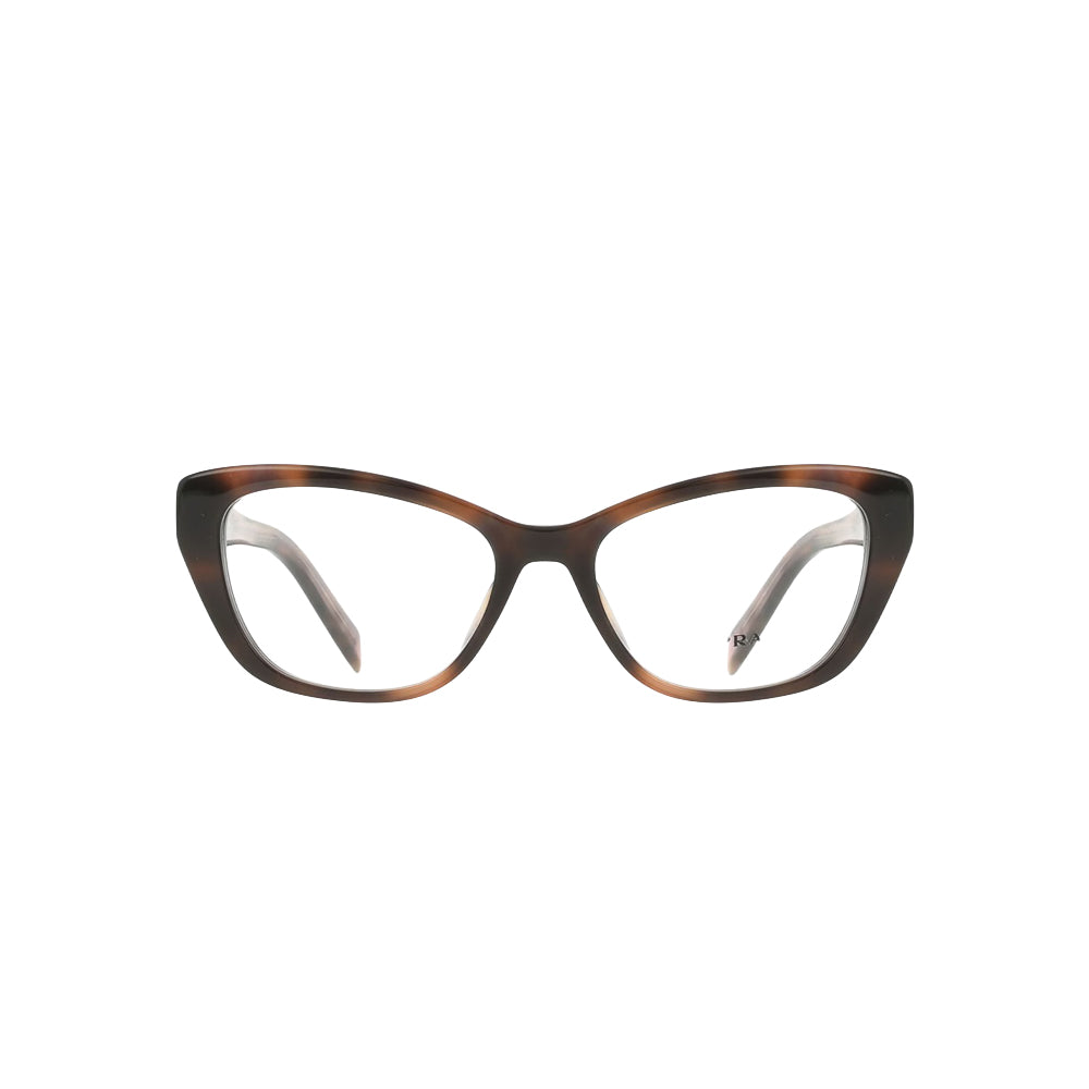 Prada VPR 19W glasses in havana, front view