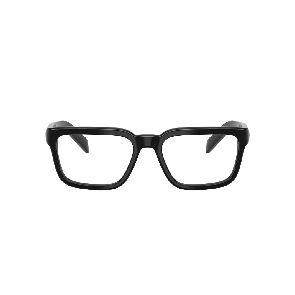 Prada VPR D04 glasses in black, front view