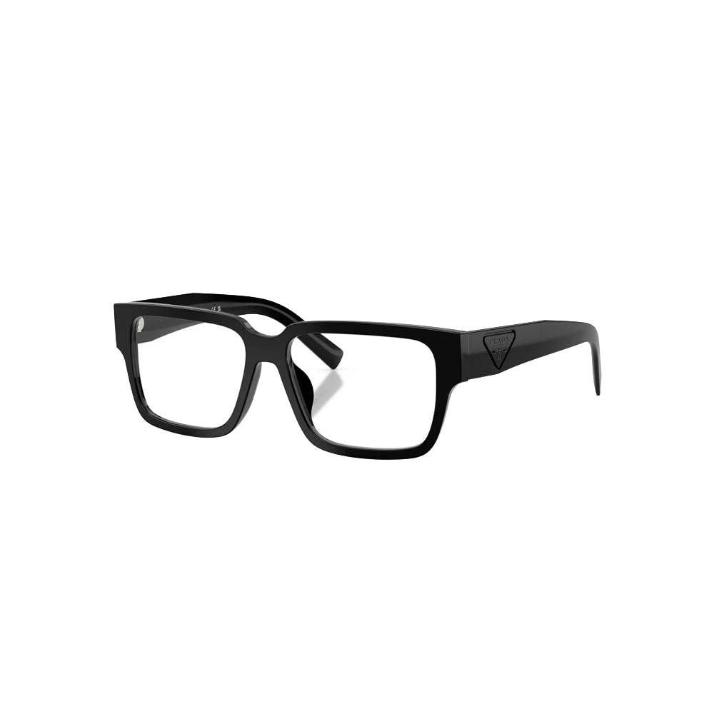 Prada VPR D10-D glasses in black, 45° view