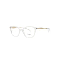 Prada VPS 01S glasses in gold, 45° view