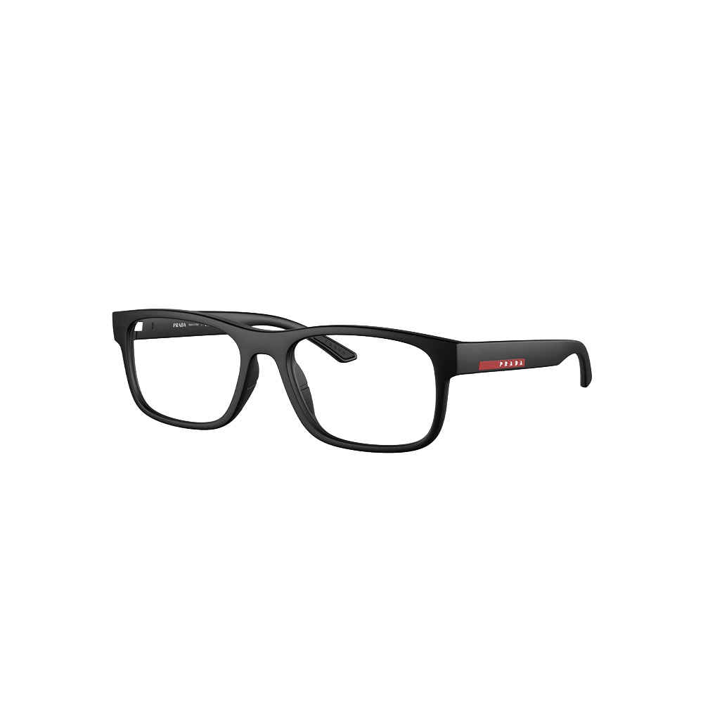 Prada VPS 04Q glasses in black, 45° view