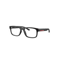 Prada VPS 04Q glasses in black, 45° view
