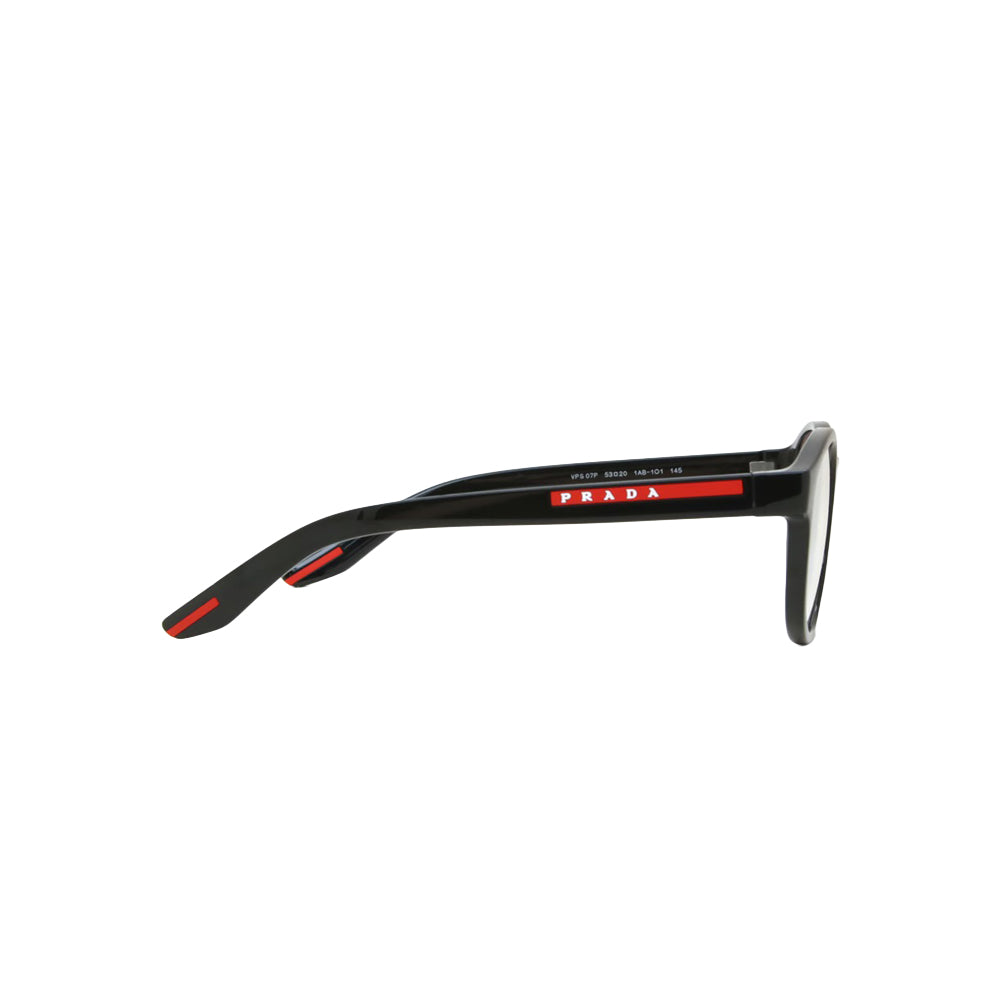 Prada VPS 07P glasses in black, side view