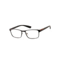 Prada VPS 50G glasses in black, 45° view