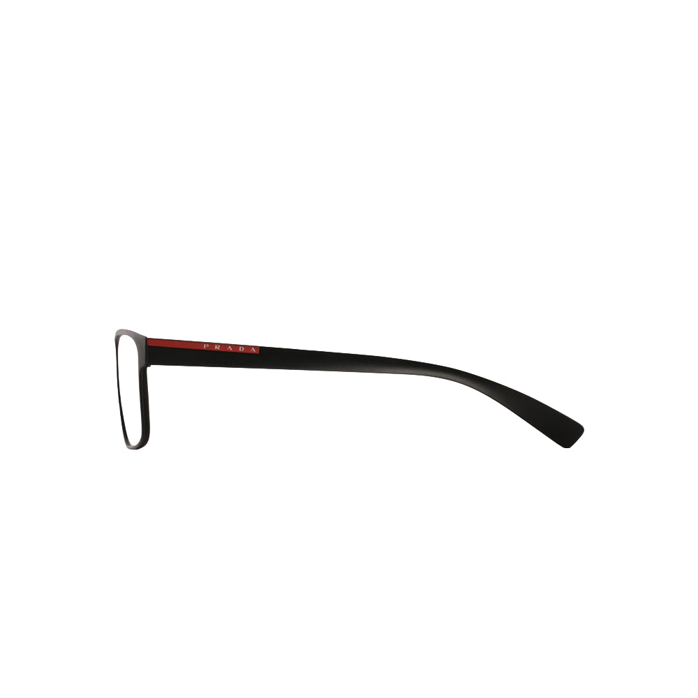 Prada VPS 50G glasses in black, side view