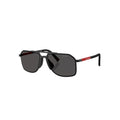 Prada VPS 51S glasses in black, 45° view